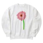 Lily bird（リリーバード）の桃色ガーベラ１輪 Heavyweight Crew Neck Sweatshirt