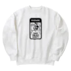 nya-mew（ニャーミュー）のこねこ活発危険！ Heavyweight Crew Neck Sweatshirt