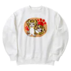 nya-mew（ニャーミュー）のとらニャーちゃん Heavyweight Crew Neck Sweatshirt