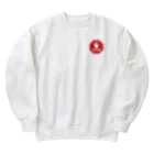 息子の好きな物シリーズの道路標識 Heavyweight Crew Neck Sweatshirt