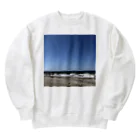 我欲無欲のビーチクリーンしてる海岸 Heavyweight Crew Neck Sweatshirt