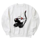 Lily bird（リリーバード）の踞射の弓道部んちょ Heavyweight Crew Neck Sweatshirt