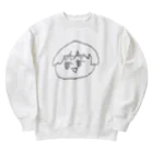 やろいちさんのお店の4コマ「美容院」タイトルキャラクター Heavyweight Crew Neck Sweatshirt