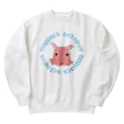 LalaHangeulのFlapjack Octopus(メンダコ) 英語バージョン Heavyweight Crew Neck Sweatshirt