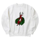 toss_toの鹿がソファに座る Heavyweight Crew Neck Sweatshirt