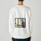 fusumerのうさぎとふすま（紺帯） Heavyweight Crew Neck Sweatshirt