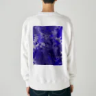 むくむにの青紫もくもく(&6) Heavyweight Crew Neck Sweatshirt