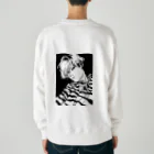 fox fox foxのKちゃん睨み Heavyweight Crew Neck Sweatshirt