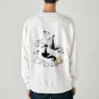 UnchienのTala&Sheena Heavyweight Crew Neck Sweatshirt