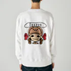 Happybirthdayのウサギ帽子のキャロちゃん Heavyweight Crew Neck Sweatshirt