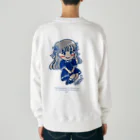 caco | イラストレーターの1周年記念ちびかこスウェット Heavyweight Crew Neck Sweatshirt