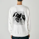 maccha47の八咫烏とCROW Heavyweight Crew Neck Sweatshirt