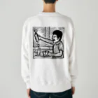 ゴールドビアのline drawing sweat shirts Type-a Heavyweight Crew Neck Sweatshirt