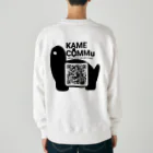 かめこみゅストアのKAME COMMuロゴ(背面QRコード付) Heavyweight Crew Neck Sweatshirt