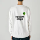 Nice Japanese words? !のEspecie en peligro Heavyweight Crew Neck Sweatshirt