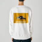 babigon shop on the earth のオオアリクイ　親子　黄 Heavyweight Crew Neck Sweatshirt