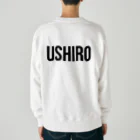 ○△□。のMAE&USHIRO(前後) Heavyweight Crew Neck Sweatshirt