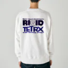 リジット・モータースポーツのRIGID-TETRX透過ロゴ紺 Heavyweight Crew Neck Sweatshirt