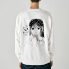 さきいかの小屋のネイルチップ女 Heavyweight Crew Neck Sweatshirt