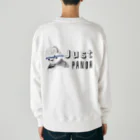 ☭C•ML印刷社｜赤毛龙印刷社☭のJust Panda-kun! Heavyweight Crew Neck Sweatshirt