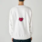 とんちゃんのお姉さんウィンちゃんとハートちゃん Heavyweight Crew Neck Sweatshirt