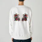 JapaneseArt Yui Shopの咲き誇れ Heavyweight Crew Neck Sweatshirt