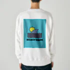 hassy3160のwhite beach vibesデザイン Heavyweight Crew Neck Sweatshirt