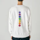 💖宇宙整体♪🌈♪こころからだチャンネル♪💖のDedicate love to convey your feelings Heavyweight Crew Neck Sweatshirt