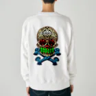 Hinakagoのメキシカンスカル Heavyweight Crew Neck Sweatshirt