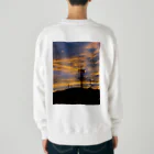 life photo goods shopの夕焼け Heavyweight Crew Neck Sweatshirt