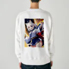 那須モバイル店のけもっ娘3 Heavyweight Crew Neck Sweatshirt