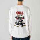 ベロニカ都登のChill 2024 black  Heavyweight Crew Neck Sweatshirt