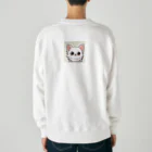 可愛いチワワグッズショップのホワイトチワワちゃん Heavyweight Crew Neck Sweatshirt