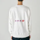 Cafe Lounge & Library pratimākrrm cĥā -ゆるやかな彫刻-のリップ💋リップ💋 Heavyweight Crew Neck Sweatshirt