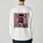 ChicCanvas BoutiqueのI LOVE French Bulldog Heavyweight Crew Neck Sweatshirt