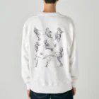 sports_musumeのサッカー女子 Heavyweight Crew Neck Sweatshirt