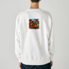 jj2424のティラノサウルス5 Heavyweight Crew Neck Sweatshirt