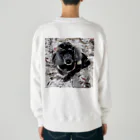 黒トイプーのハナの黒トイプーハナのグッズ Heavyweight Crew Neck Sweatshirt