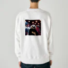 Nippon-Aiのパンダ☆歌う♪ Heavyweight Crew Neck Sweatshirt