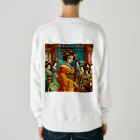 heianbijo.のheianbijo ピクセルアート Heavyweight Crew Neck Sweatshirt