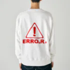 Our.s SUZURI店のERROuR.s Heavyweight Crew Neck Sweatshirt