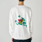 metagaimonの逃走チュウ Heavyweight Crew Neck Sweatshirt