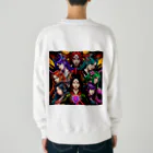 AI画像作って遊ぼうの日本神話 Heavyweight Crew Neck Sweatshirt