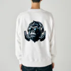 COOL Tigerのリズム猿！！音の達人だぜ！！ Heavyweight Crew Neck Sweatshirt