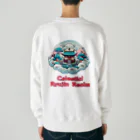 大江戸花火祭りのCelestial Ryujin Realm～天上の龍神領域 Heavyweight Crew Neck Sweatshirt