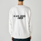 シンプル文字の価値を大きくしたいShopの日経平均万歳グッズ Heavyweight Crew Neck Sweatshirt