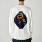 KYūのペイズリーオウム Heavyweight Crew Neck Sweatshirt