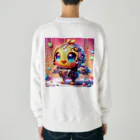 きっとカワイイ何でも図鑑の歯車のひよこ Heavyweight Crew Neck Sweatshirt