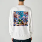 Pyon ＆ Bunのぴょんとぶんのお花見2024 Heavyweight Crew Neck Sweatshirt