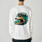 Surfing Dogの波乗りラブラドール Heavyweight Crew Neck Sweatshirt